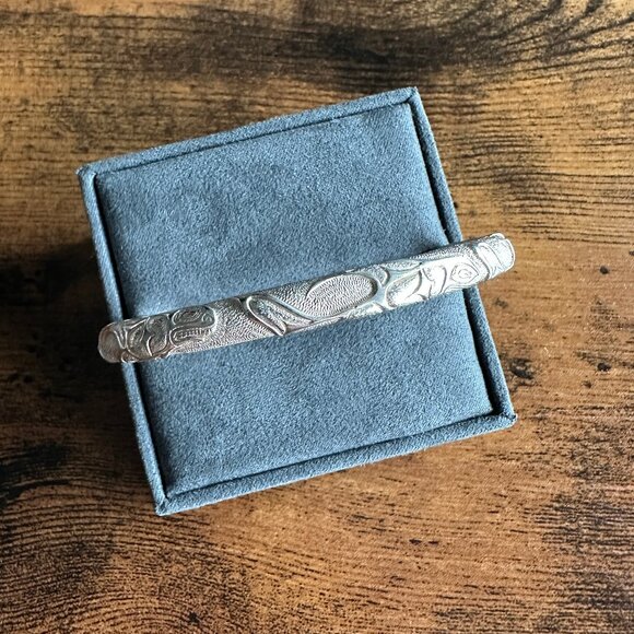 David Yurman Northwest Cuff Bracelet in Sterling Silver - 5mm - Size Large - Picture 1 of 16